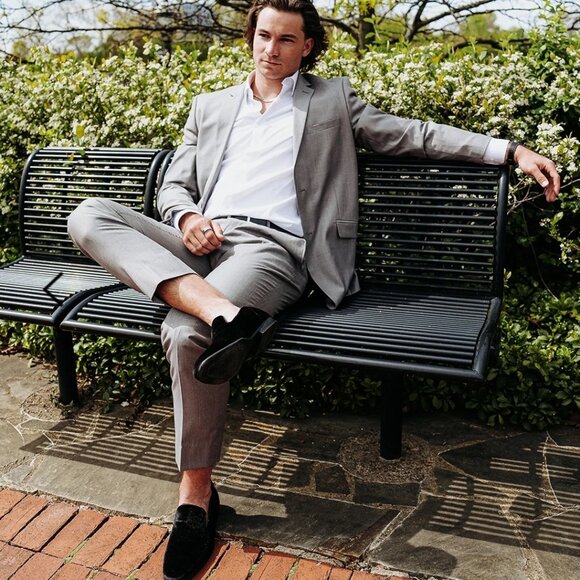 Steve Madden Laight Black Velvet Venetian Loafer Men's Size 9, 11 NEW Formal - Picture 2 of 11